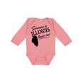 thumbnail image 1 of Inktastic Someone in Illinois Loves Me Boys or Girls Long Sleeve Baby Bodysuit, 1 of 5