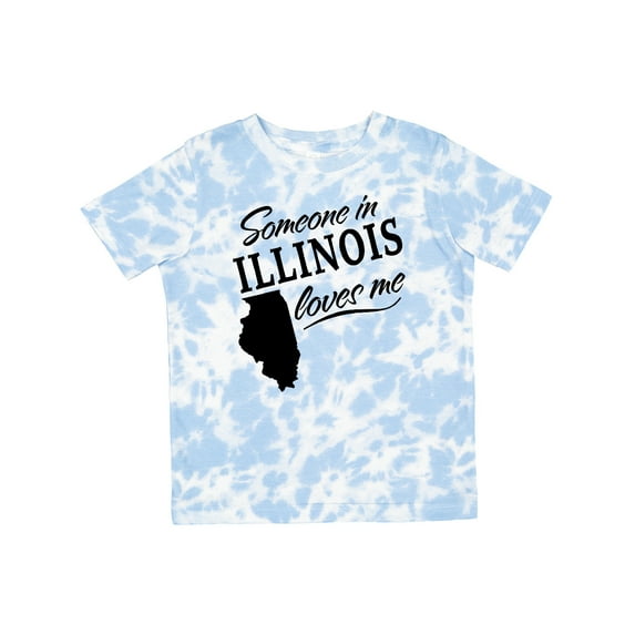 Inktastic Someone in Illinois Loves Me Boys or Girls Toddler T-Shirt