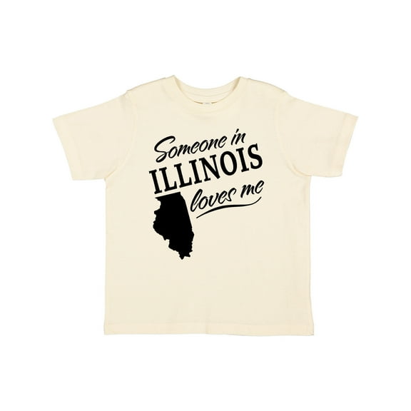 Inktastic Someone in Illinois Loves Me Boys or Girls Toddler T-Shirt