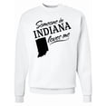 thumbnail image 1 of Inktastic Someone in Indiana Loves Me Adult Sweatshirt, 1 of 4