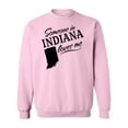 thumbnail image 1 of Inktastic Someone in Indiana Loves Me Adult Sweatshirt, 1 of 4