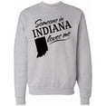 thumbnail image 1 of Inktastic Someone in Indiana Loves Me Adult Sweatshirt, 1 of 4