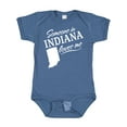 thumbnail image 1 of Inktastic Someone in Indiana Loves Me Boys or Girls Baby Bodysuit, 1 of 5