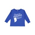 thumbnail image 1 of Inktastic Someone in Indiana Loves Me Boys or Girls Long Sleeve Toddler T-Shirt, 1 of 5