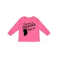thumbnail image 1 of Inktastic Someone in Indiana Loves Me Boys or Girls Long Sleeve Toddler T-Shirt, 1 of 5