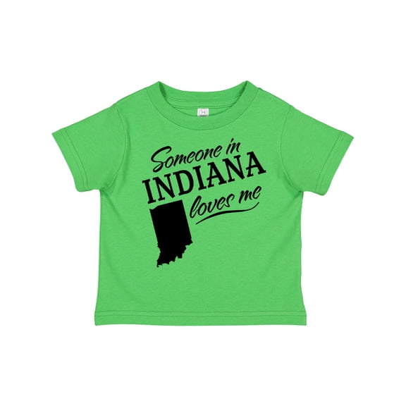 Inktastic Someone in Indiana Loves Me Boys or Girls Toddler T-Shirt