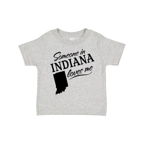Inktastic Someone in Indiana Loves Me Boys or Girls Toddler T-Shirt
