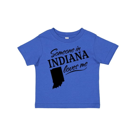 Inktastic Someone in Indiana Loves Me Boys or Girls Toddler T-Shirt