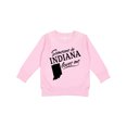 thumbnail image 1 of Inktastic Someone in Indiana Loves Me Toddler Sweatshirt, 1 of 4