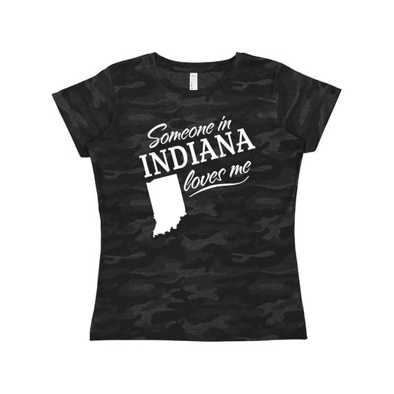 Inktastic Someone in Indiana Loves Me Women's T-Shirt