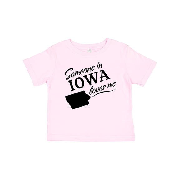 Inktastic Someone in Iowa Loves Me Boys or Girls Baby T-Shirt