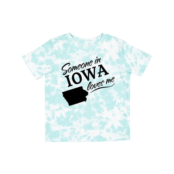 Inktastic Someone in Iowa Loves Me Boys or Girls Toddler T-Shirt