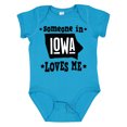 thumbnail image 1 of Inktastic Someone in Iowa Loves Me Souvenir Boys or Girls Baby Bodysuit, 1 of 5