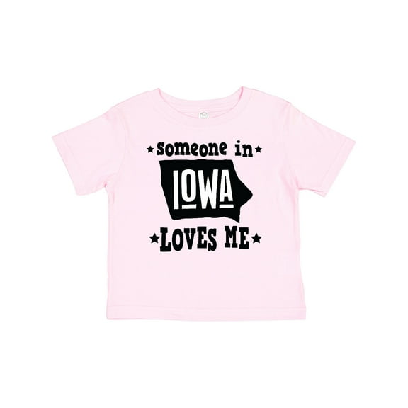 Inktastic Someone in Iowa Loves Me Souvenir Boys or Girls Baby T-Shirt