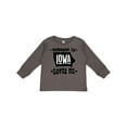 thumbnail image 1 of Inktastic Someone in Iowa Loves Me Souvenir Boys or Girls Long Sleeve Toddler T-Shirt, 1 of 5