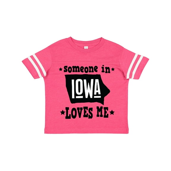 Inktastic Someone in Iowa Loves Me Souvenir Boys or Girls Toddler T-Shirt
