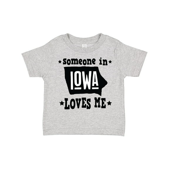 Inktastic Someone in Iowa Loves Me Souvenir Boys or Girls Toddler T-Shirt