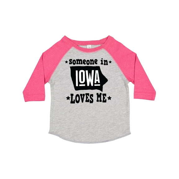 Inktastic Someone in Iowa Loves Me Souvenir Boys or Girls Toddler T-Shirt