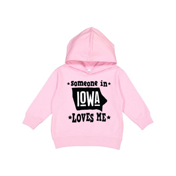 Inktastic Someone in Iowa Loves Me Souvenir Toddler Hoodie