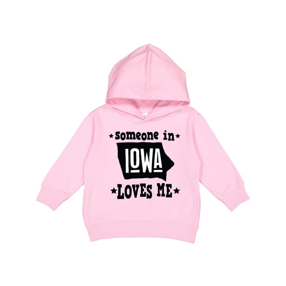 Inktastic Someone in Iowa Loves Me Souvenir Toddler Hoodie