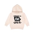 thumbnail image 1 of Inktastic Someone in Iowa Loves Me Souvenir Toddler Hoodie, 1 of 4