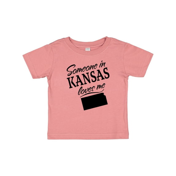 Inktastic Someone in Kansas Loves Me Boys or Girls Baby T-Shirt