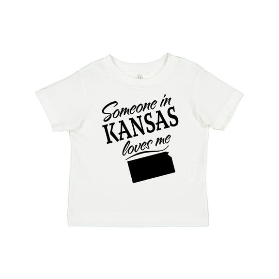 Inktastic Someone in Kansas Loves Me Boys or Girls Toddler T-Shirt