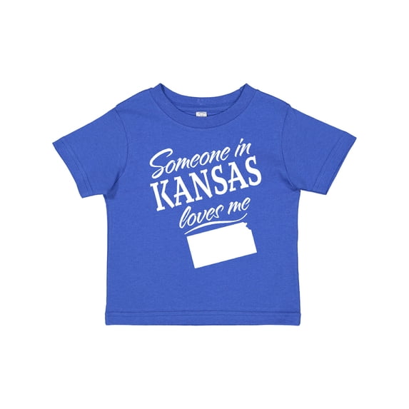 Inktastic Someone in Kansas Loves Me Boys or Girls Toddler T-Shirt