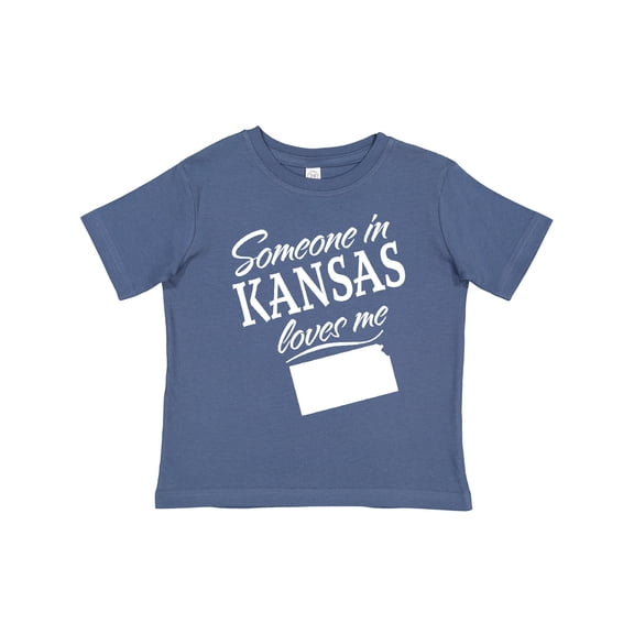 Inktastic Someone in Kansas Loves Me Boys or Girls Toddler T-Shirt