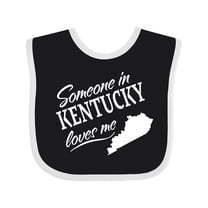 Inktastic Someone in Kentucky Loves Me Boys or Girls Baby Bib