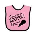 thumbnail image 1 of Inktastic Someone in Kentucky Loves Me Boys or Girls Baby Bib, 1 of 4