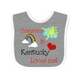 thumbnail image 1 of Inktastic Someone in Kentucky Loves Me Boys or Girls Baby Bib, 1 of 4