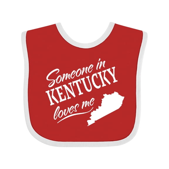 Inktastic Someone in Kentucky Loves Me Boys or Girls Baby Bib