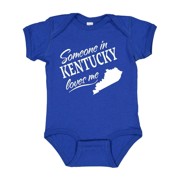 Inktastic Someone in Kentucky Loves Me Boys or Girls Baby Bodysuit