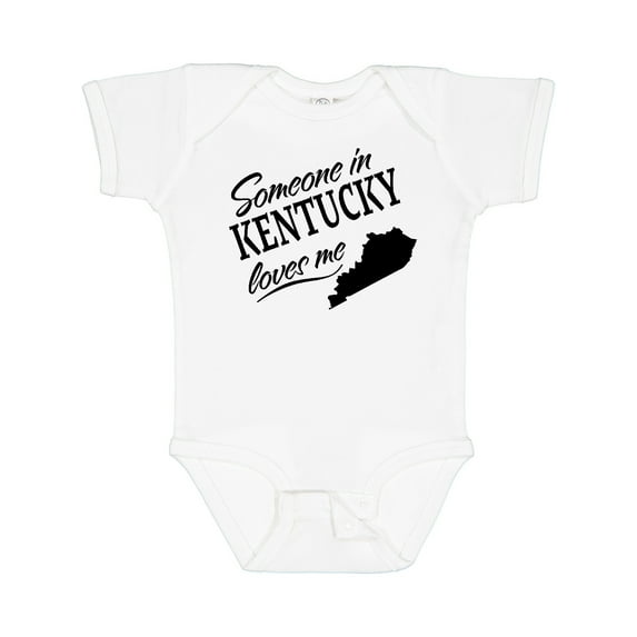 Inktastic Someone in Kentucky Loves Me Boys or Girls Baby Bodysuit