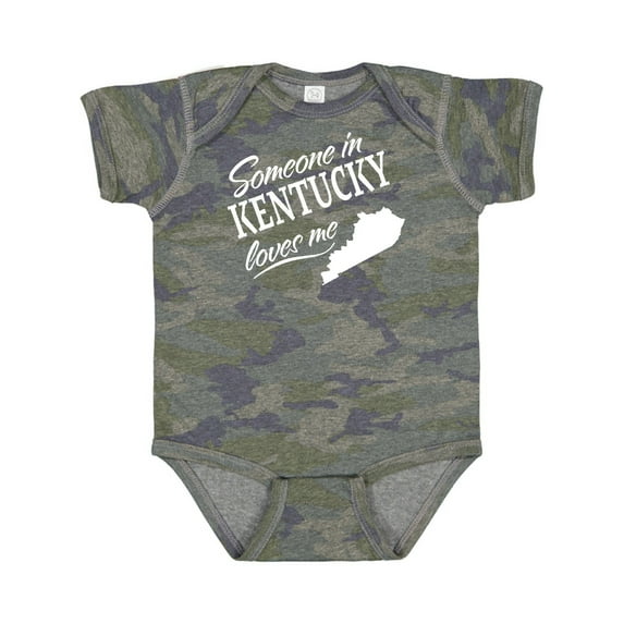 Inktastic Someone in Kentucky Loves Me Boys or Girls Baby Bodysuit