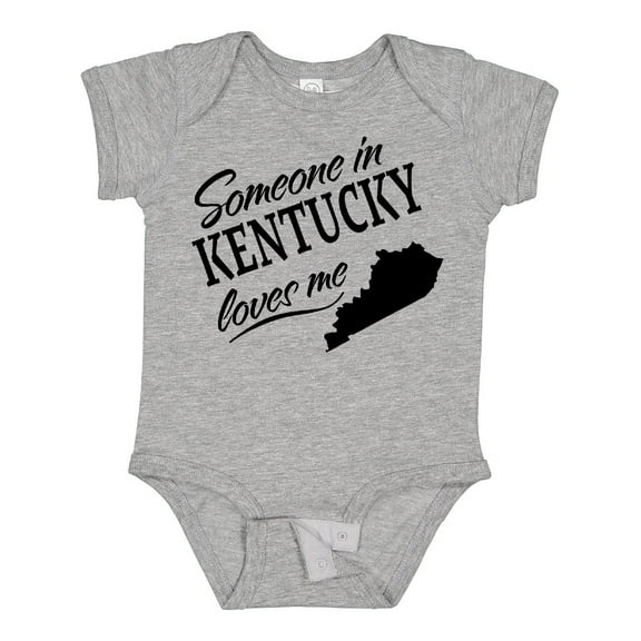 Inktastic Someone in Kentucky Loves Me Boys or Girls Baby Bodysuit