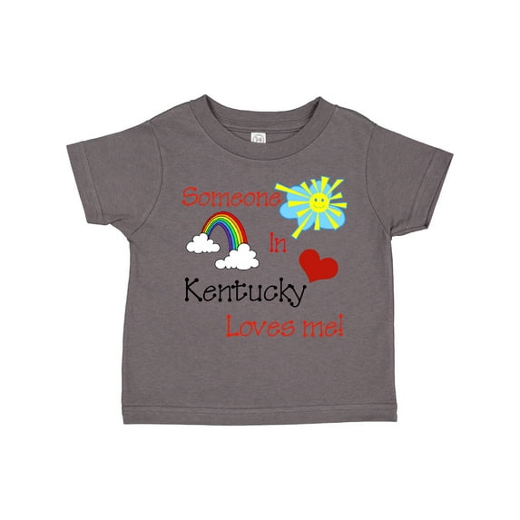 Inktastic Someone in Kentucky Loves Me Boys or Girls Toddler T-Shirt