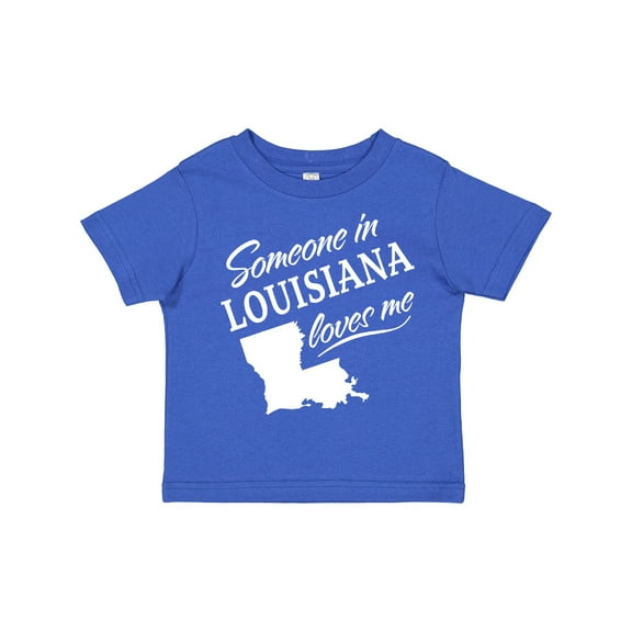 Inktastic Someone in Louisiana Loves Me Boys or Girls Toddler T-Shirt