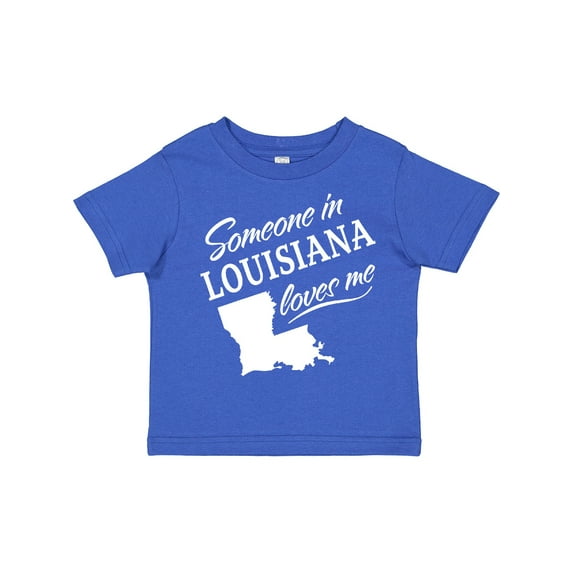 Inktastic Someone in Louisiana Loves Me Boys or Girls Toddler T-Shirt