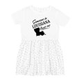 thumbnail image 1 of Inktastic Someone in Louisiana Loves Me Girls Toddler Dress, 1 of 5