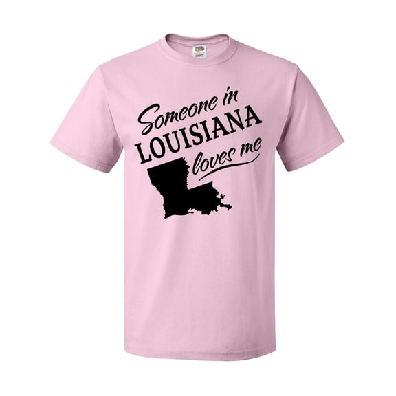 Inktastic Someone in Louisiana Loves Me T-Shirt