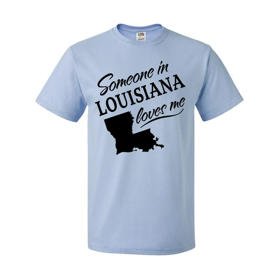 Inktastic Someone in Louisiana Loves Me T-Shirt