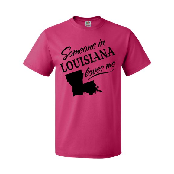 Inktastic Someone in Louisiana Loves Me T-Shirt