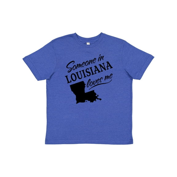 Inktastic Someone in Louisiana Loves Me Youth T-Shirt