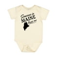 thumbnail image 1 of Inktastic Someone in Maine Loves Me Boys or Girls Baby Bodysuit, 1 of 5