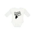 thumbnail image 1 of Inktastic Someone in Maine Loves Me Boys or Girls Long Sleeve Baby Bodysuit, 1 of 5