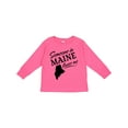 thumbnail image 1 of Inktastic Someone in Maine Loves Me Boys or Girls Long Sleeve Toddler T-Shirt, 1 of 5