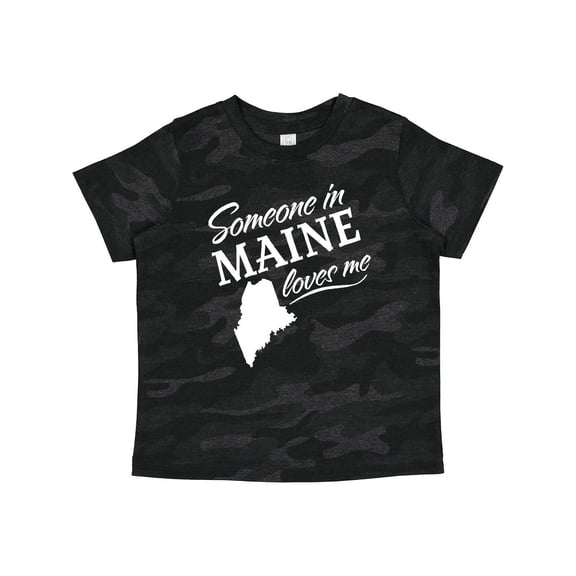 Inktastic Someone in Maine Loves Me Boys or Girls Toddler T-Shirt