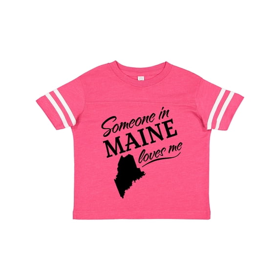 Inktastic Someone in Maine Loves Me Boys or Girls Toddler T-Shirt